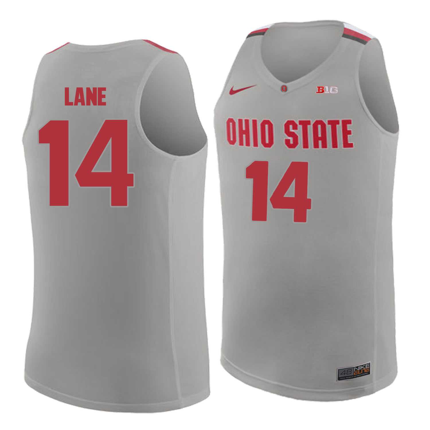 Ohio State Buckeyes #14 Joey Lane Gray College Basketball Jersey Dzhi,We sell and wholesale Ohio State Buckeyes #14 Joey Lane Gray College Basketball Jersey Dzhi on line form chian!